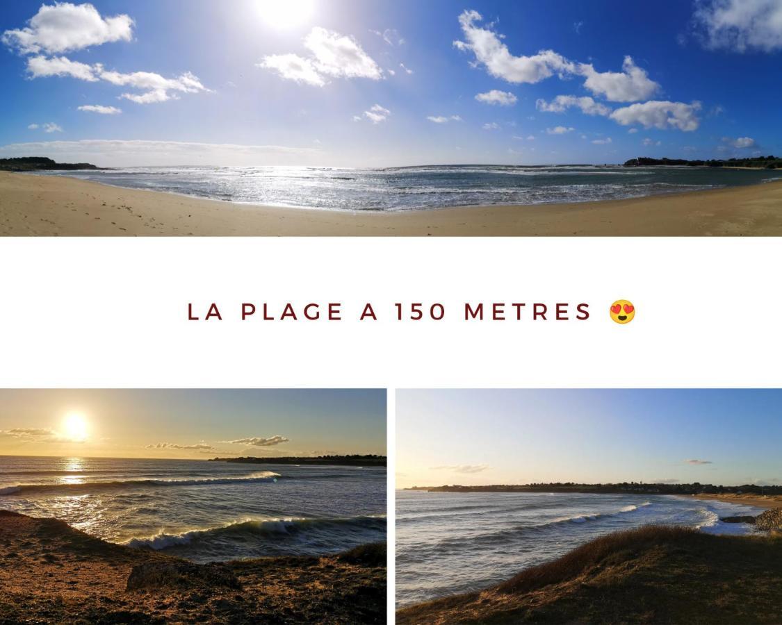 Maisonnette T2 Bord De Mer Guidel Plage Exterior photo